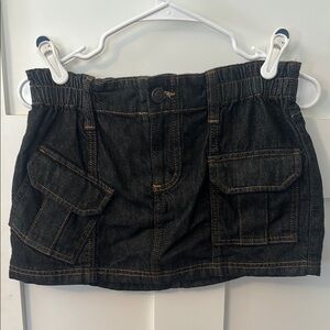 BDG Denim Mini Skirt with Pockets
